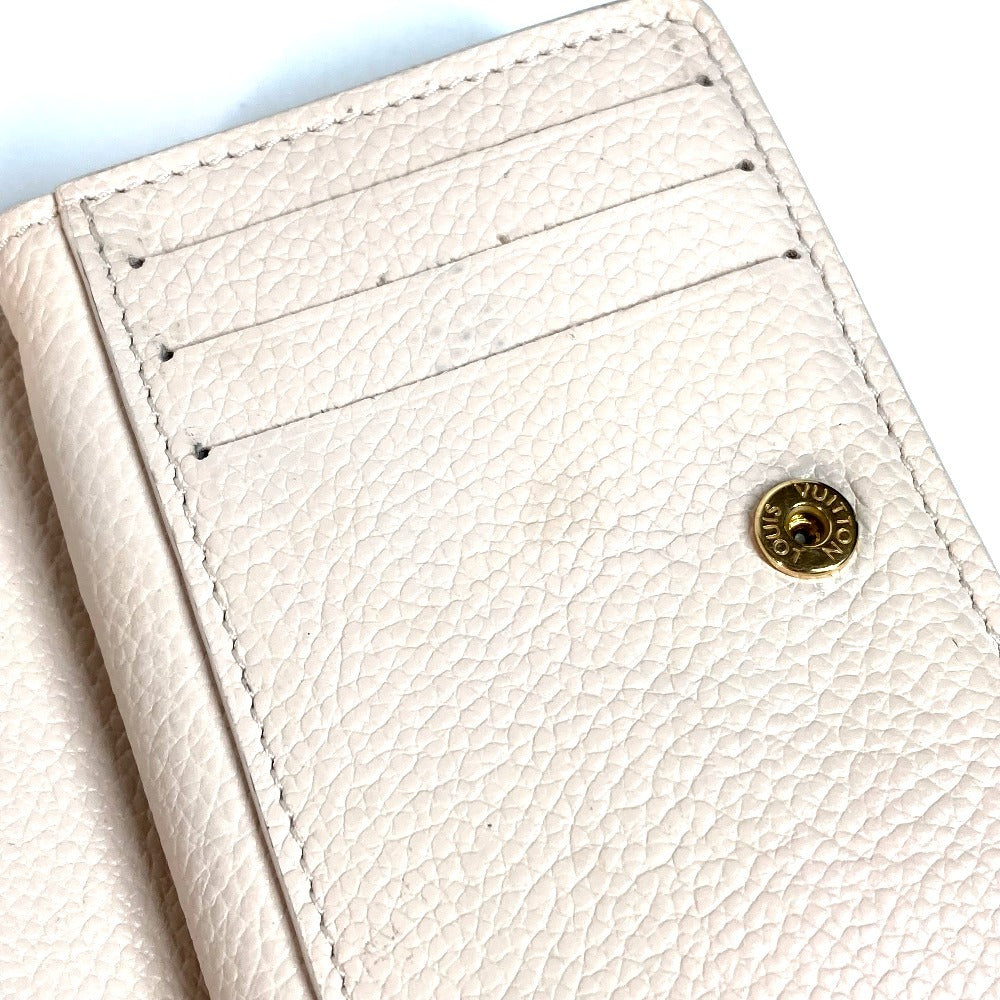 LOUIS VUITTON Folded wallet M83481 Monogram Ann Platt Leather pink Monogram Ann Platt Portefeuille Clare