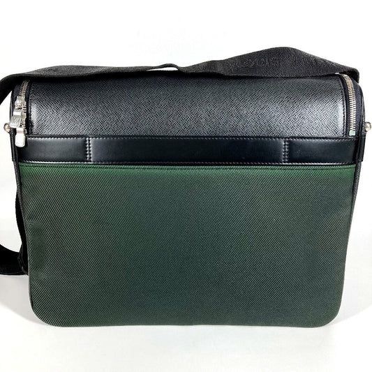 LOUIS VUITTON Shoulder Bag M30862 Taiga Leather, Nylon khaki Taiga Thai meal