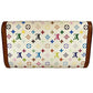 LOUIS VUITTON Long Wallet Purse M92659 Monogram multicolor canvas white Monogram multicolor Porte Tresor International