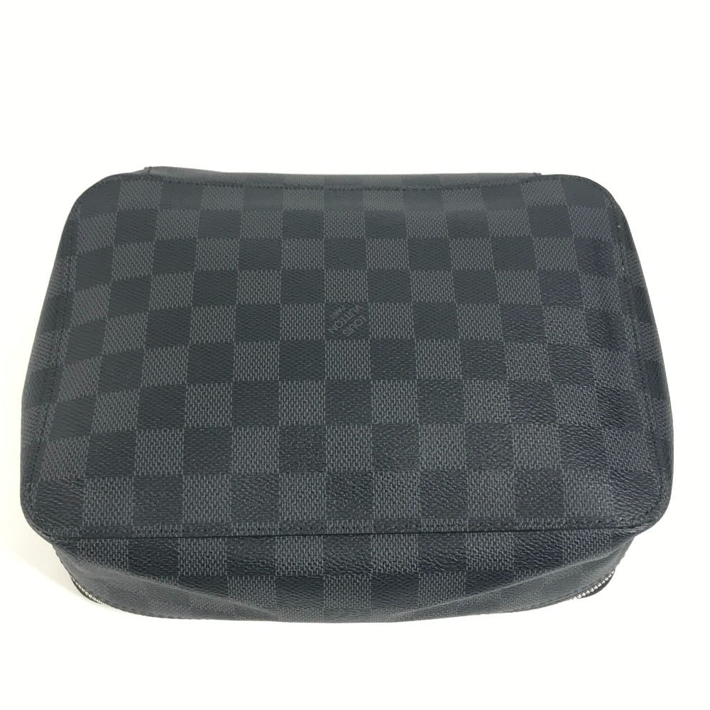 LOUIS VUITTON Pouch N40182 Damier Grafitto Canvas black Damier Grafitte Cuberangemon MM