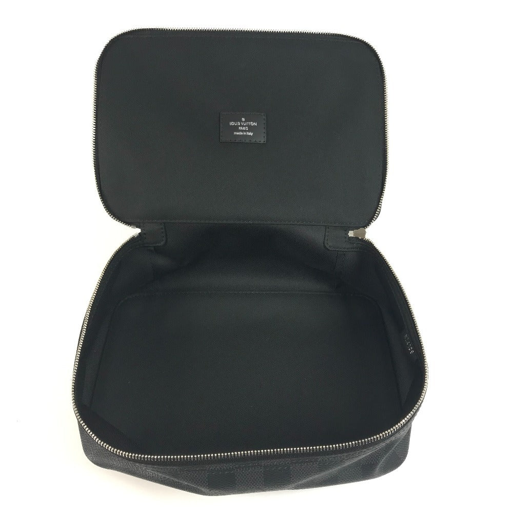 LOUIS VUITTON Pouch N40182 Damier Grafitto Canvas black Damier Grafitte Cuberangemon MM