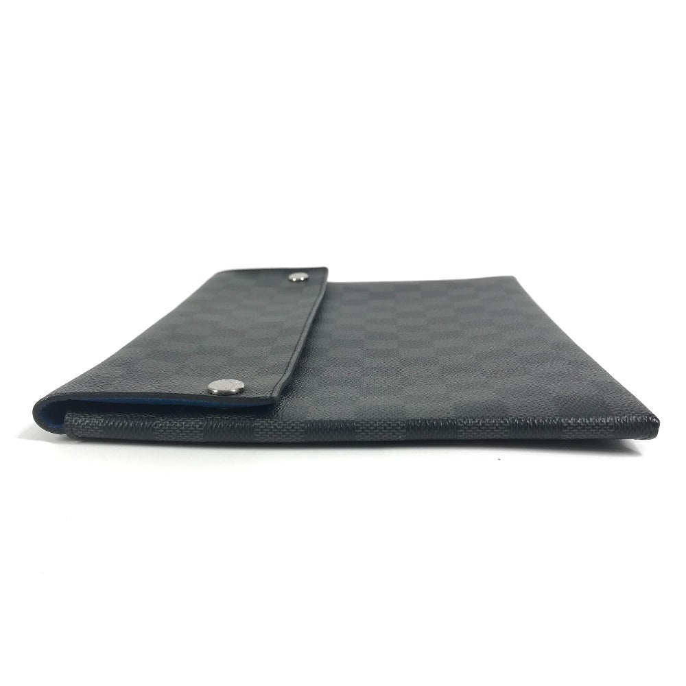 LOUIS VUITTON Clutch bag N60255 Damier Grafitto Canvas black Damier Grafitte Alpha Triple Pouch 3-Piece Set