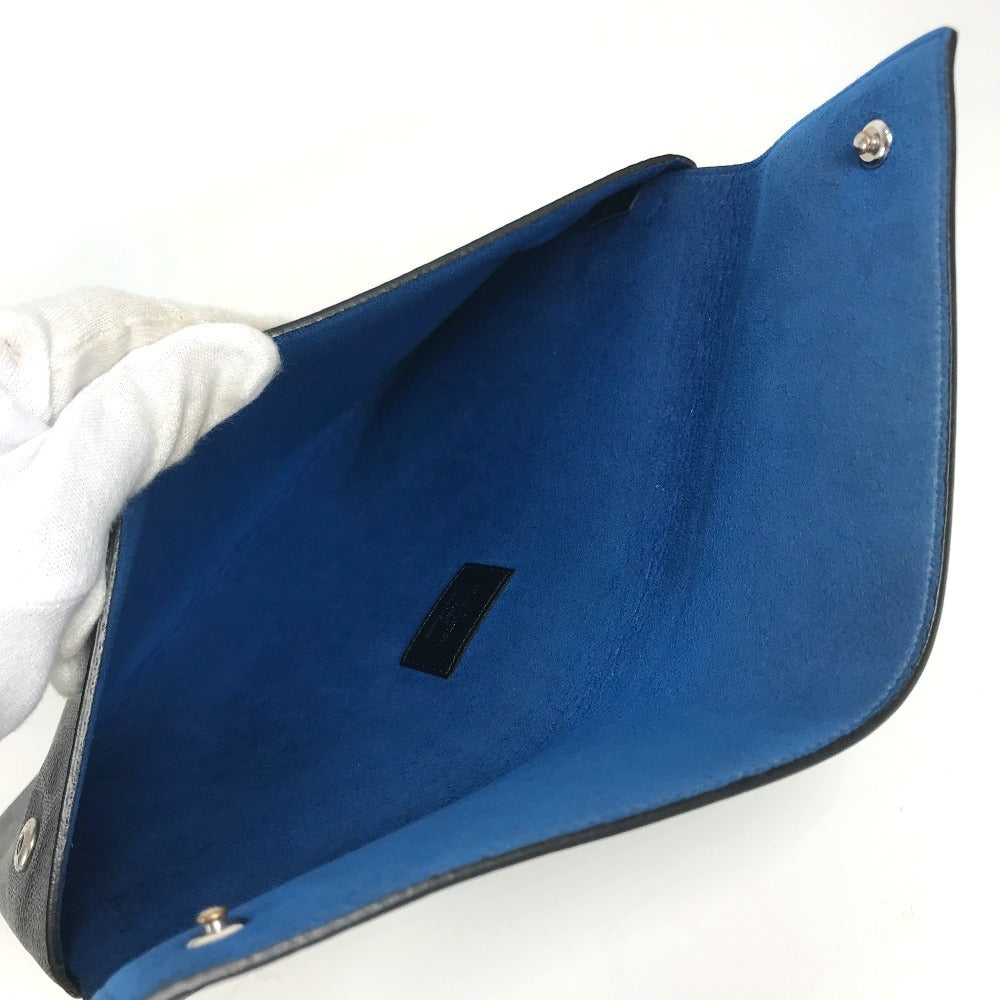 LOUIS VUITTON Clutch bag N60255 Damier Grafitto Canvas black Damier Grafitte Alpha Triple Pouch 3-Piece Set