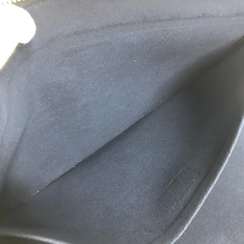 LOUIS VUITTON Clutch bag M68235 Taurillon Clemence Leather Navy LV logo Pochette Jules GM