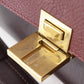 CELINE Handbag Calfskin, suede Brown / Gray 2WAYShoulder Trapeze Women Used Authentic