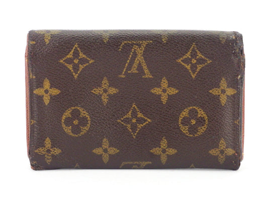LOUIS VUITTON Long Wallet Purse M61730 Brown beige gold Portonebi Tresol
