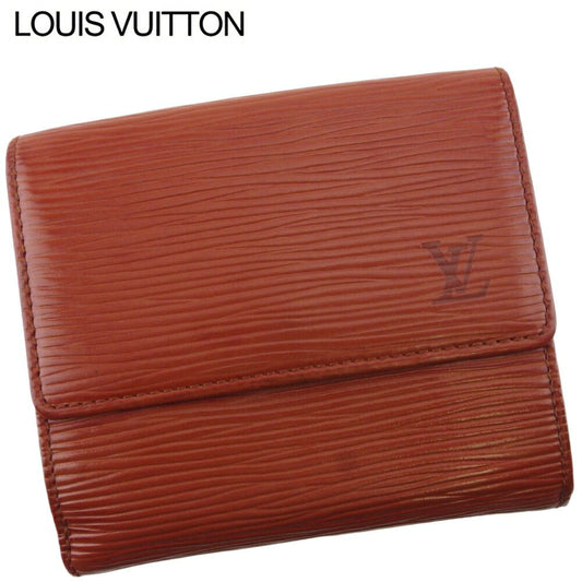 LOUIS VUITTON Bifold Wallet M63483 Brown Porte Monnaie Billets Cartes Credit