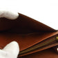 LOUIS VUITTON Long Wallet Purse M61730 Brown beige gold Portonebi Tresol