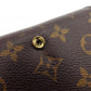 LOUIS VUITTON Long Wallet Purse M61730 Brown beige gold Portonebi Tresol