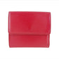 LOUIS VUITTON Bifold Wallet M63487 Red Porte Monnaie Billets Cartes Credit