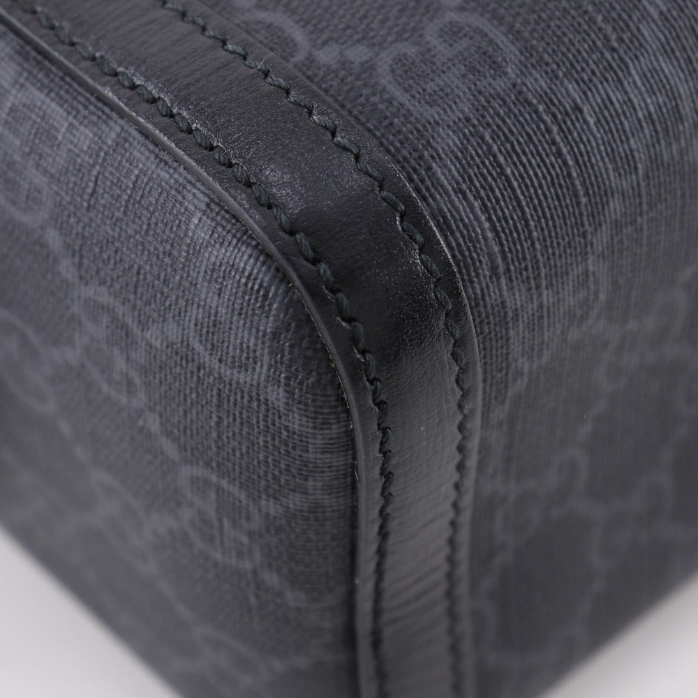 GUCCI business bag 730116 GG Supreme Canvas black Interlocking G