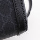 GUCCI business bag 730116 GG Supreme Canvas black Interlocking G