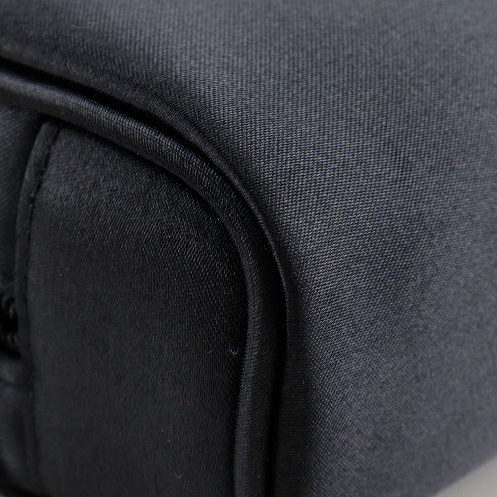 CHANEL Pouch Nylon black novelty Mademoiselle