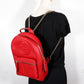 GUCCI Backpack 536192 leather Red ChainBackpack Interlocking Soho Women Used Authentic