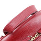 GUCCI Backpack 536192 leather Red ChainBackpack Interlocking Soho Women Used Authentic