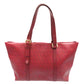 FENDI Tote Bag 8BH215 PVC coated canvas Red Zucchino Women Used Authentic