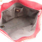 FENDI Tote Bag 8BH215 PVC coated canvas Red Zucchino Women Used Authentic