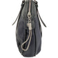 LOEWE Handbag Nylon canvas, leather black anagram Women Used Authentic