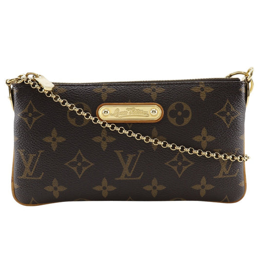 LOUIS VUITTON Pouch M60094 Monogram canvas Brown Accessory pouch Shoulder Bag Pochette Mira MM Women Used Authentic