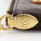 LOUIS VUITTON Pouch M60094 Monogram canvas Brown Accessory pouch Shoulder Bag Pochette Mira MM Women Used Authentic