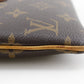 LOUIS VUITTON Pouch M60094 Monogram canvas Brown Accessory pouch Shoulder Bag Pochette Mira MM Women Used Authentic