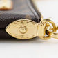 LOUIS VUITTON Pouch M60094 Monogram canvas Brown Accessory pouch Shoulder Bag Pochette Mira MM Women Used Authentic