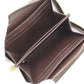 LOUIS VUITTON Coin case N63070 Damier canvas Brown Zip around purse Women Used Authentic