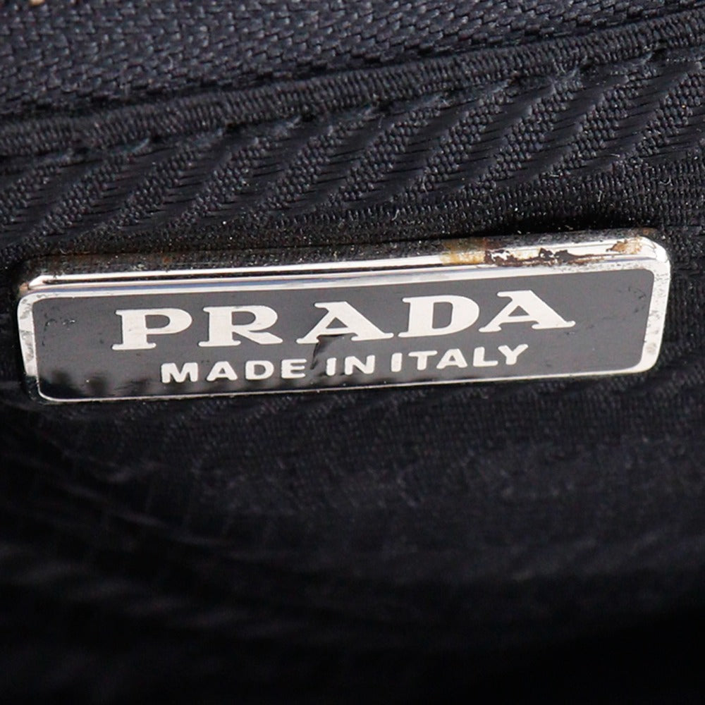 PRADA Shoulder Bag BR1267 Nylon black Accessory pouch