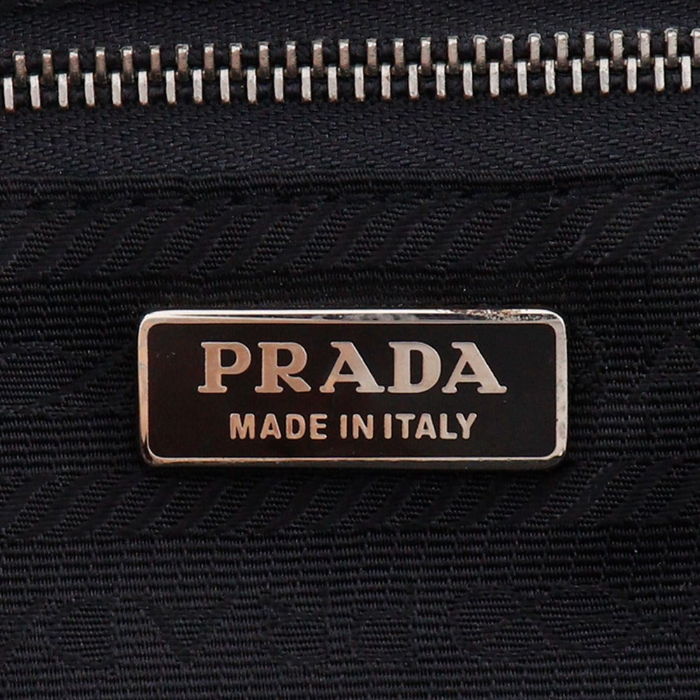 PRADA Shoulder Bag BR1267 Nylon black Accessory pouch