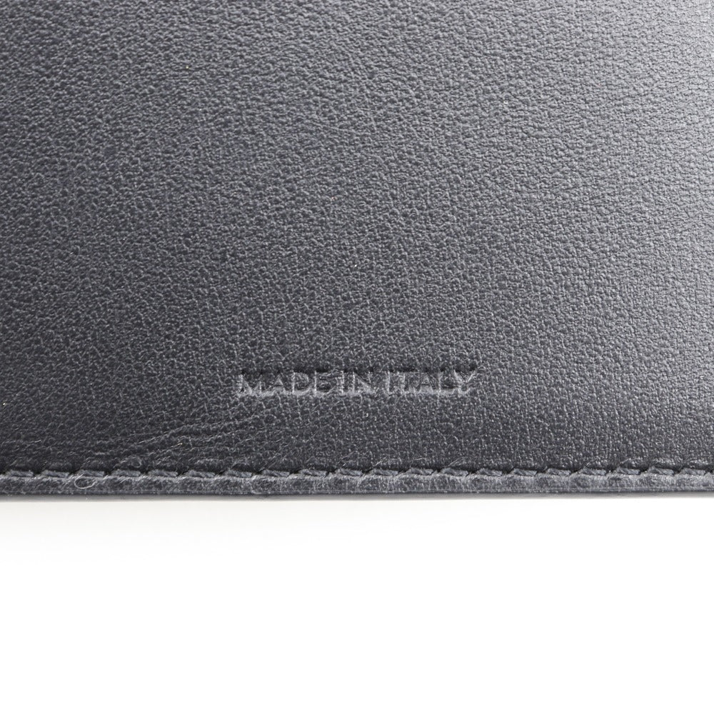 CELINE Tri-fold wallet 10B573BEL leather black Small trifold wallet unisex(Unisex) Used Authentic