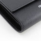 CELINE Tri-fold wallet 10B573BEL leather black Small trifold wallet unisex(Unisex) Used Authentic