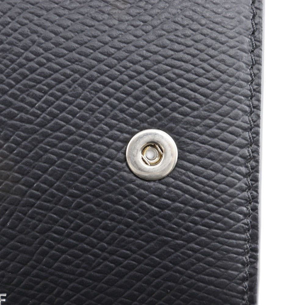 CELINE Tri-fold wallet 10B573BEL leather black Small trifold wallet unisex(Unisex) Used Authentic