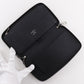 LOUIS VUITTON Long Wallet Purse N60111 Damier Grafitto Canvas black Travel case Zippy Organizer