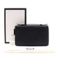 GUCCI Long Wallet Purse 449246 Sima leather black micro Travel Document Case