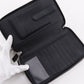 GUCCI Long Wallet Purse 449246 Sima leather black micro Travel Document Case