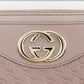 GUCCI Long Wallet Purse 308012 Sima leather pink Zip Around Interlocking G