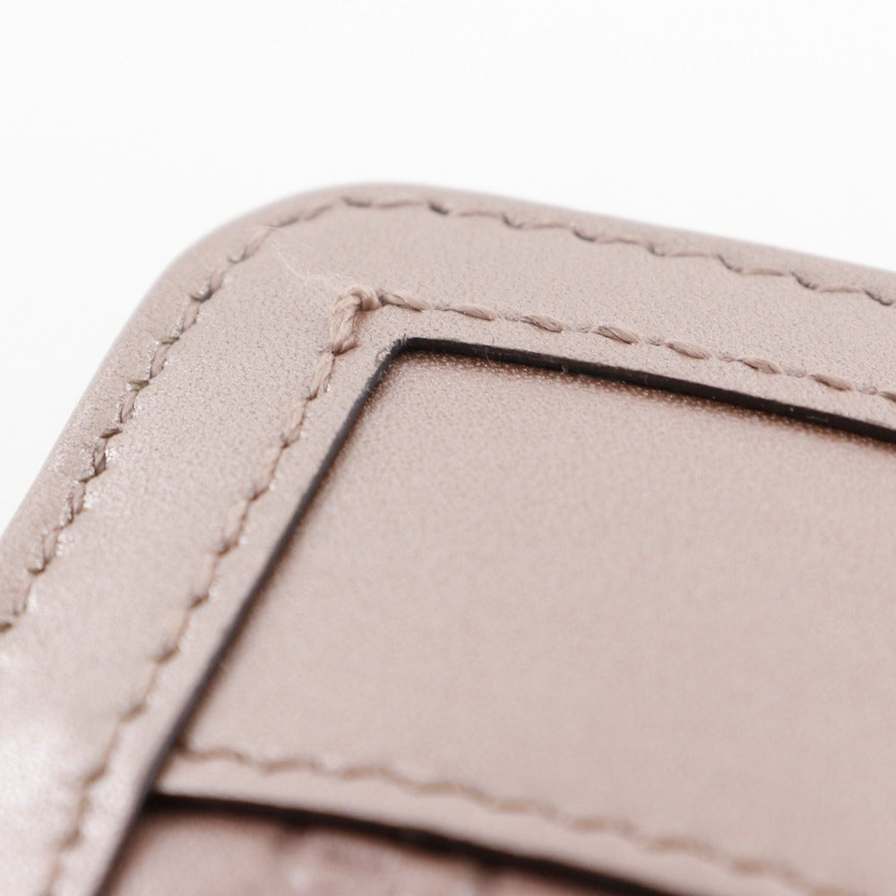 GUCCI Long Wallet Purse 308012 Sima leather pink Zip Around Interlocking G