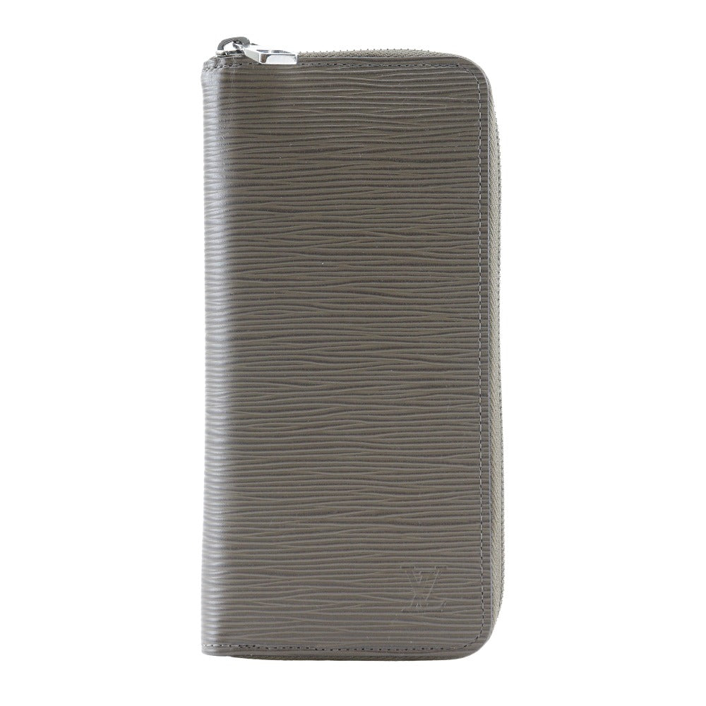 LOUIS VUITTON Long Wallet Purse M60967 Epi Leather Brown Vertical Zippy wallet mens Used Authentic