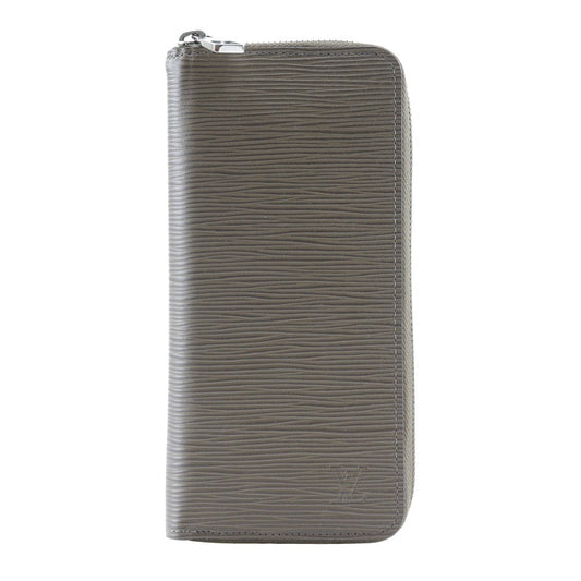 LOUIS VUITTON Long Wallet Purse M60967 Epi Leather Brown Vertical Zippy wallet mens Used Authentic