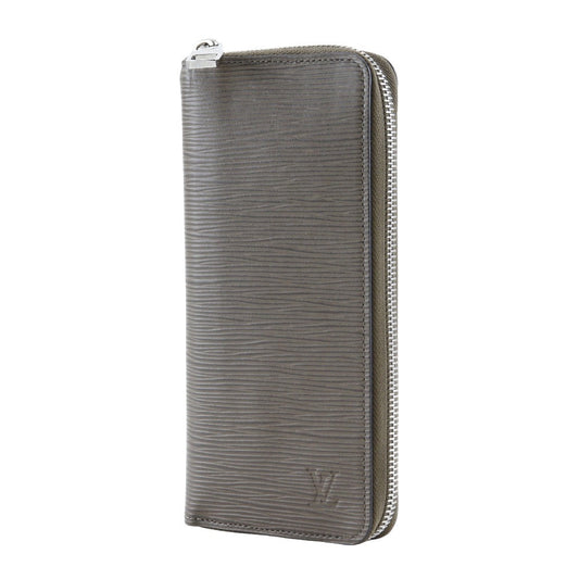LOUIS VUITTON Long Wallet Purse M60967 Epi Leather Brown Vertical Zippy wallet mens Used Authentic
