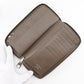 LOUIS VUITTON Long Wallet Purse M60967 Epi Leather Brown Vertical Zippy wallet mens Used Authentic