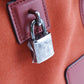 LOEWE Handbag Suede Red / orange Americana 28 Women Used Authentic
