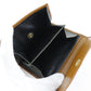 CELINE Bifold Wallet leather Brown W Hook Wallet  Women Used Authentic