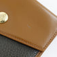 CELINE Bifold Wallet leather Brown W Hook Wallet  Women Used Authentic