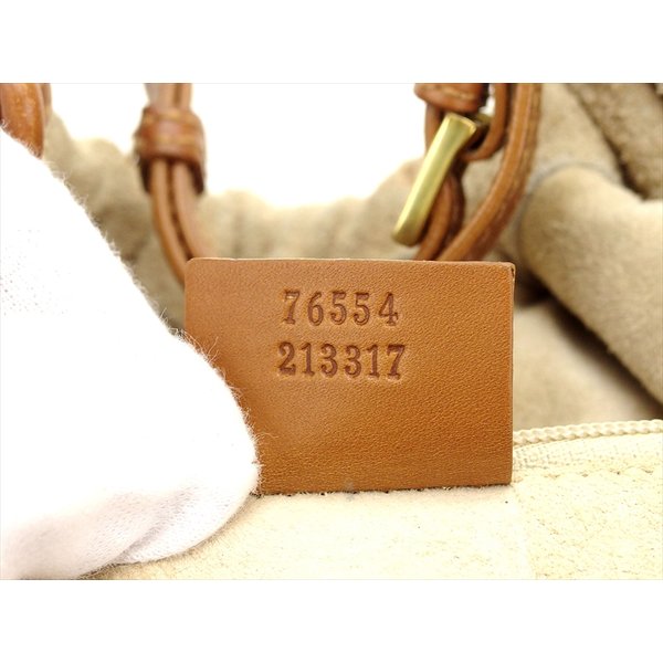 GUCCI Tote Bag 76554 Beige brown gold