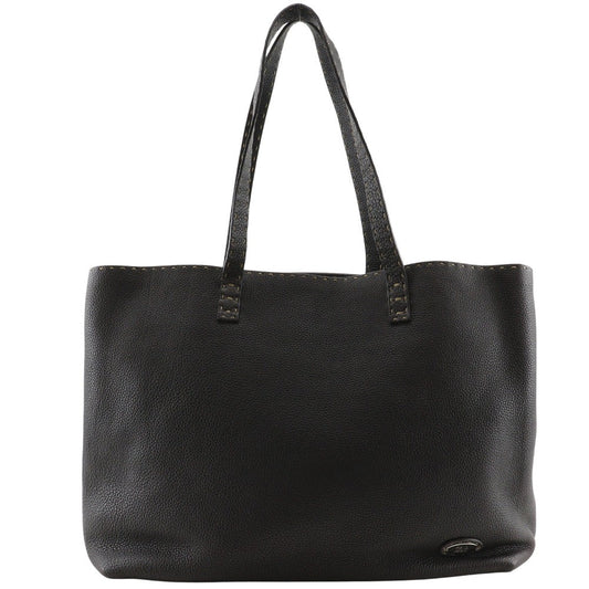 FENDI Tote Bag 7VA282 leather Brown Celeria unisex(Unisex) Used Authentic