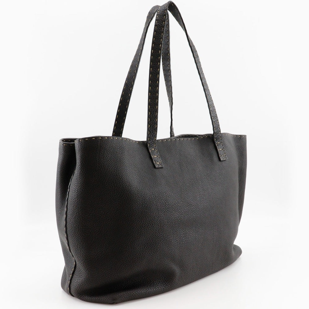 FENDI Tote Bag 7VA282 leather Brown Celeria unisex(Unisex) Used Authentic