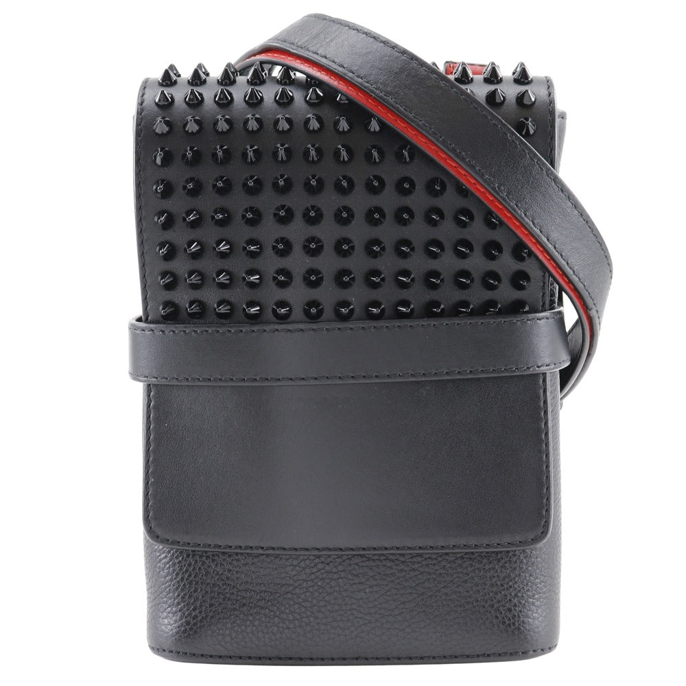 Christian Louboutin Shoulder Bag 1165000 leather black BENCH REPORTER Bench Reporter