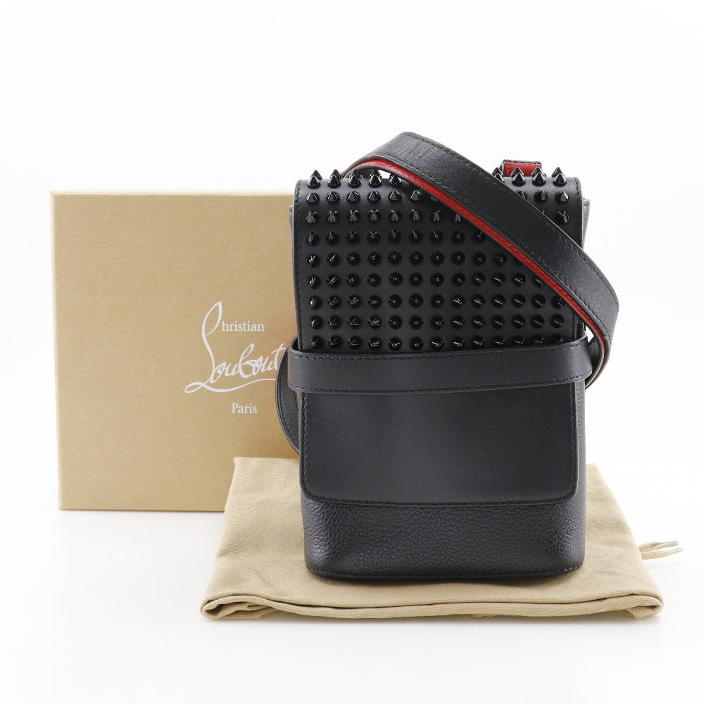 Christian Louboutin Shoulder Bag 1165000 leather black BENCH REPORTER Bench Reporter