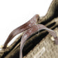 FENDI Handbag 8BH132 Nylon canvas Brown Zucchino Women Used Authentic